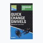 Preston Diamond Eye Match Swivels schwarz P0220017