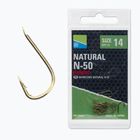 Preston Natural N-50 15-teilig Gold Angelhaken P0150057