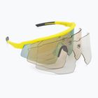 Sonnenbrille Endura Shumba II 3+0+0 hi-viz yellow/smoke tint/full gold mirror