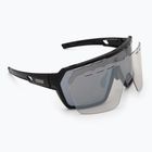 Endura Singletrack schwarz/platin revo smoke/clear silver flash mirror Sonnenbrille