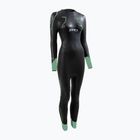 Damen Schwimm-Neoprenanzug ZONE3 Vision black/eucalyptus green