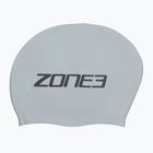 Schwimmkappe ZONE3 Long Hair silver