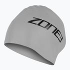 Schwimmkappe ZONE3 Extra Long Hair silver