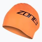 Schwimmkappe ZONE3 Extra Long Hair hi-vis orange
