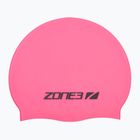 Schwimmkappe ZONE3 Silicone Swim hi-vis pink