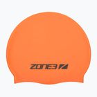 Schwimmkappe ZONE3 Silicone Swim hi-vis orange
