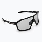 Endura Mullet Photochromic mattschwarz/silberne Blitzspiegel-Sonnenbrille