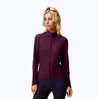 Damen Fahrradtrikot Endura Loop Ride L/S Jersey black cherry