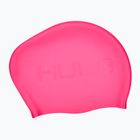 HUUB Badekappe langes Haar neon pink