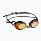 Nike REMORA MIRROR JUNIOR Kinder Schwimmbrille schwarz und orange NESS6156