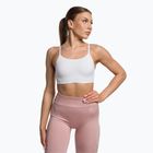 Gymshark Nahtloser Bralette High Neck Fitness-BH weiß