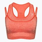 Gymshark Vital Rise Sports rot / meliert Trainings-BH