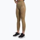 Damen Trainingsleggings Gymshark Energy Seamless biscotti braun/weiß