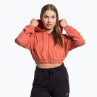 Damen Trainingssweatshirt Gymshark KK Twins Zip Up Crop orange