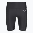 Damen Laufshorts Mizuno Core Mid Tight schwarz