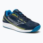 Herren-Tennisschuhe Mizuno Break Shot 4 AC Kleid blau / jet blau / Schwefel Frühling