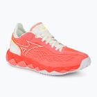 Damen Tennisschuhe Mizuno Wave Enforce Tour CC candy coral/now white/neon flame