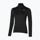 Damen-Langarmshirt Mizuno Impulse Core Half Zip schwarz