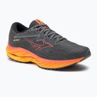 Herren Laufschuhe Mizuno Wave Rider 27 turbulence/cayenne/citrus