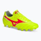 Mizuno Morelia II Pro MD Sicherheitsgelb/Feurige Koralle 2/Galaxysilber Herren Fußballschuhe