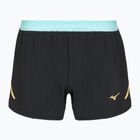 Damen Laufshorts Mizuno Aero 4' schwarz