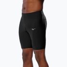 Herren Mizuno Impulse Core Mid Tight Laufshorts schwarz