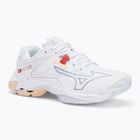 Volleyballschuhe Damen Mizuno Wave Lightning Z8 white/aleutian/cloud pink