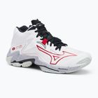 Volleyballschuhe Mizuno Wave Lightning Z8 Mid white/salsa/black