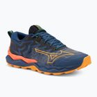 Herren Laufschuhe Mizuno Wave Daichi 8 Kombi blau/aprikot/scharf orange