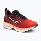 Herren Laufschuhe Mizuno Wave Rider 28 mizuno ignition rot/silber/schwarz