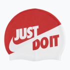 Nike Jdi Slogan rot und weiß Badekappe NESS9164-613