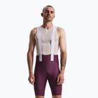Herren-Radhose Rapha Brevet Element Cargo Bib Shorts plum/white