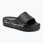 Damen Flip-Flops KARL LAGERFELD Kobo II Hotel Logo schwarz eco eva