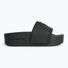 Damen Flip-Flops KARL LAGERFELD Kondo Maxi Nft Relief schwarz Gummi