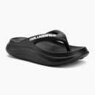 Damen KARL LAGERFELD Skoona II Hotel Thong schwarz Gummi Flip Flops