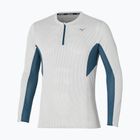 Herren Laufshirt Mizuno Dryaeroflow Half Zip nimbus cloud