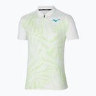 Herren Tennis-Polo-Shirt Mizuno Mugen Shadow Polo weiß