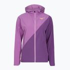 Damen Tennisjacke Mizuno Mugen Kapuzenjacke patrizisch lila