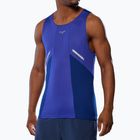 Herren-Laufshirt Mizuno DryAeroFlow Tank reflexblue