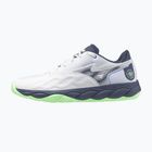 Herren Tennisschuhe Mizuno Wave Enforce Court AC weiß/ vintage indigo/ neo mint