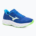 Herren Laufschuhe Mizuno Wave Sky 8 reflex blau c/weiß/grün geck