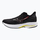 Herren Laufschuhe Mizuno Wave Rider 28 schwarz/weiß/ Nachtkerze