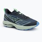 Herren Laufschuhe Mizuno Wave Rider GTX 2 vintage indigo / neo mint / front blue