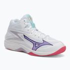 Volleyballschuhe Damen Mizuno Thunder Blade Z Mid white/violet indigo/camelliaros