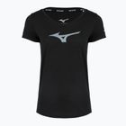 Damen Laufshirt Mizuno Core RB Tee schwarz