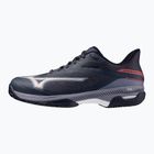 Mizuno Wave Exceed Court CC Tennisschuhe Odyssey Grau/Weiß/Blau Granit