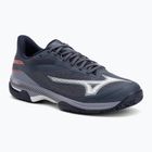 Mizuno Wave Exceed Court CC Tennisschuhe Odyssey Grau/Weiß/Blau Granit