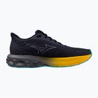 Herren Laufschuhe Mizuno Wave Skyrise 6 odyssey grau/icelandic blau/zitrus