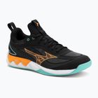Mizuno Wave Luminous 3 Volleyballschuhe schwarz/tangelo/eisgrün