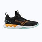 Mizuno Wave Luminous 3 Volleyballschuhe schwarz/tangelo/eisgrün